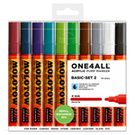 Pack 10 rotuladores acrílicos ONE4ALL 227HS Basic-Set 2